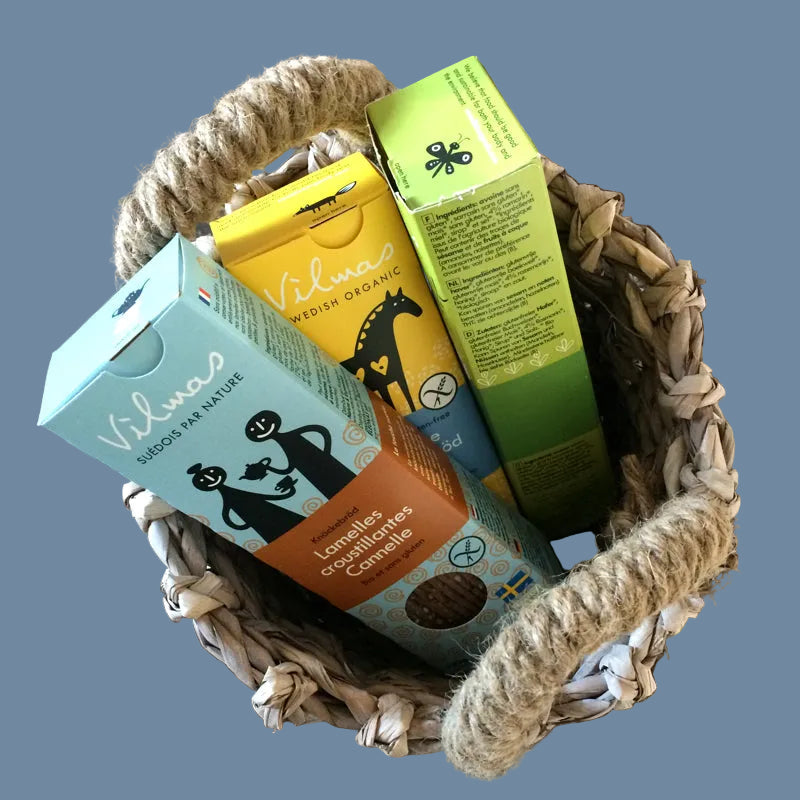 Fyrås Korb Sisal klein mit Knäckesticks