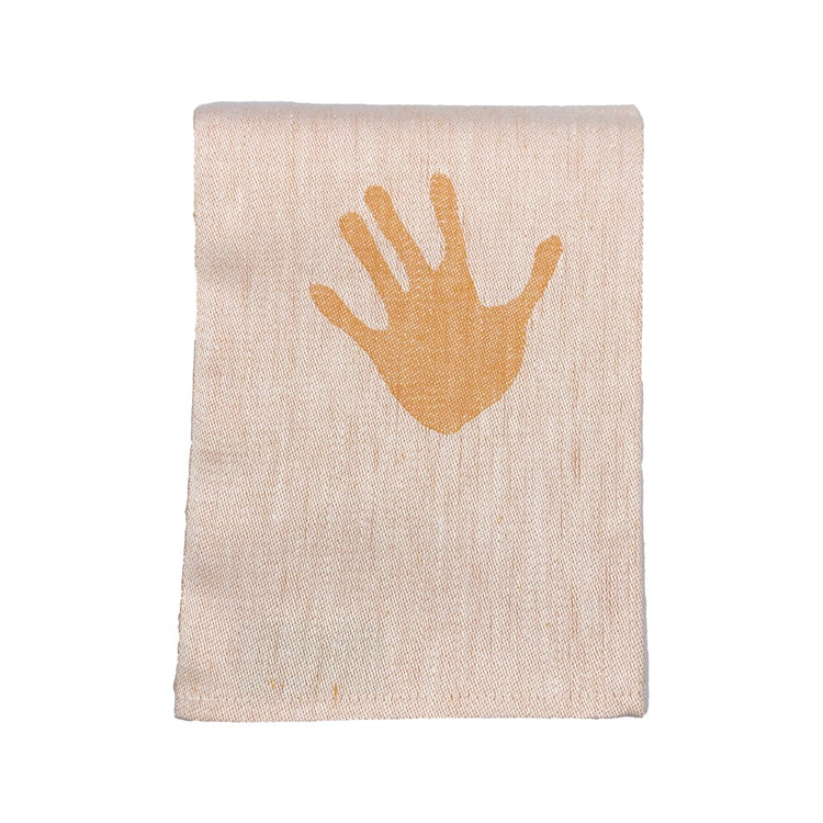 Handtuch_Handduken_Leinen_orange_Klaessbols_Mys-Shop