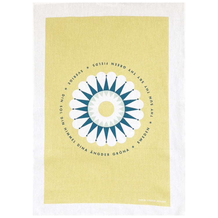 Handtuch Sverige gelb Posterboy Mys-Shop