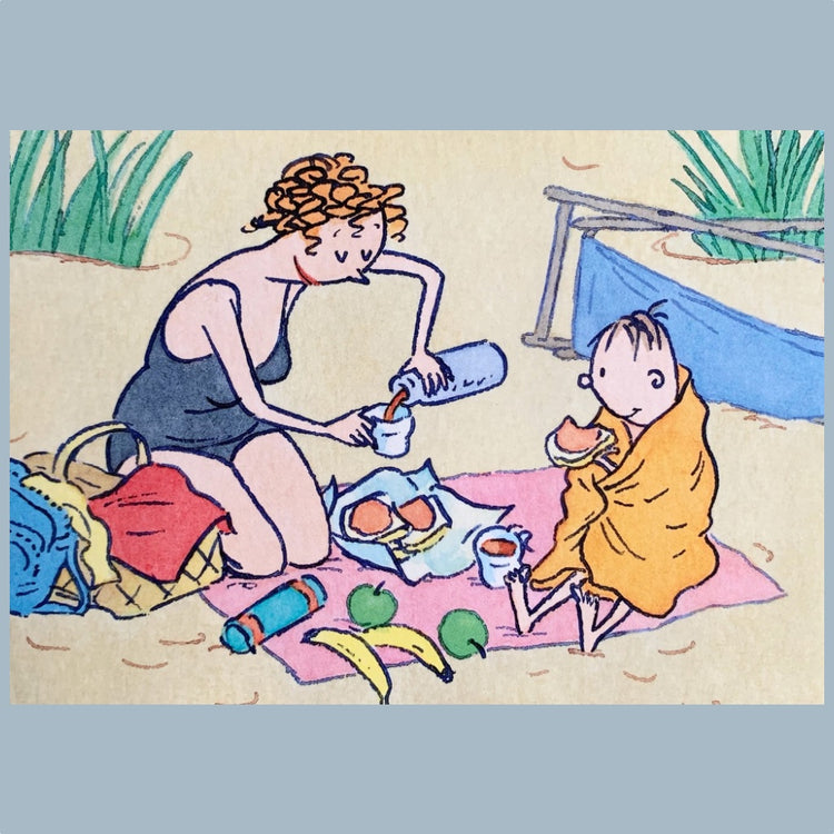 Karte_A6_Nisse_am_Strand_Handwerk_Design_Schweden_Mys-Shop