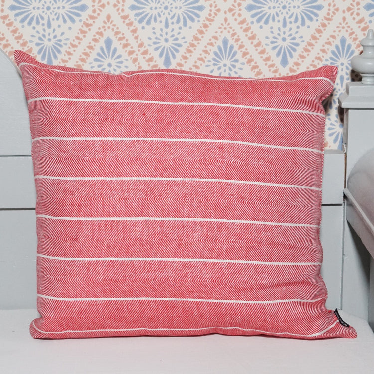 Kissenbezug Leinen „Fischgrät“ verschiedene Farben