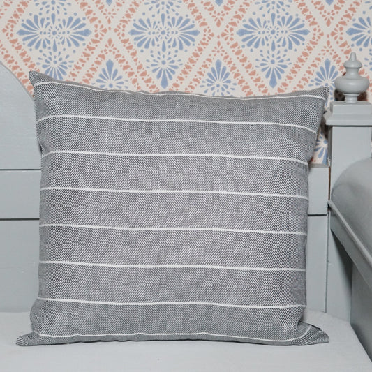 Kissenbezug Leinen „Fischgrät“ verschiedene Farben