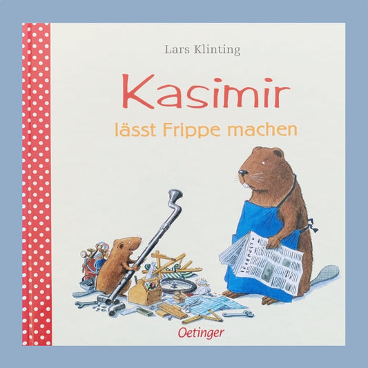 Buchcover Kasimir_laesst_Frippe_machen von Lars Klinting erhältlich bei Mys