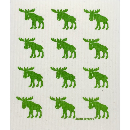Schwammtuch_Elch_klein_gruen_Spegels_Mys-Shop