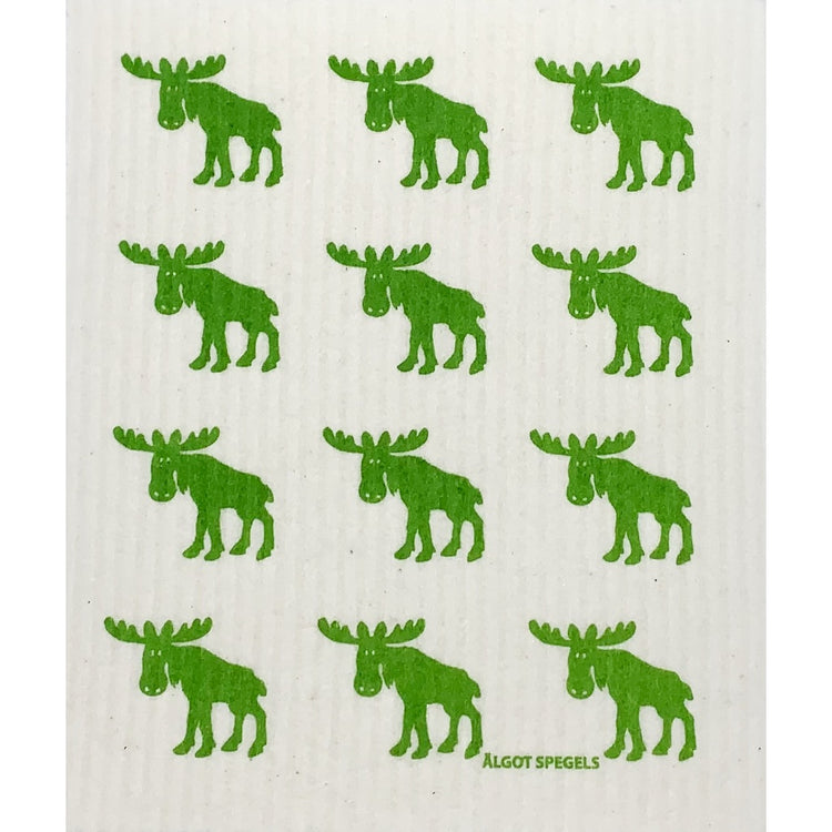 Schwammtuch_Elch_klein_gruen_Spegels_Mys-Shop
