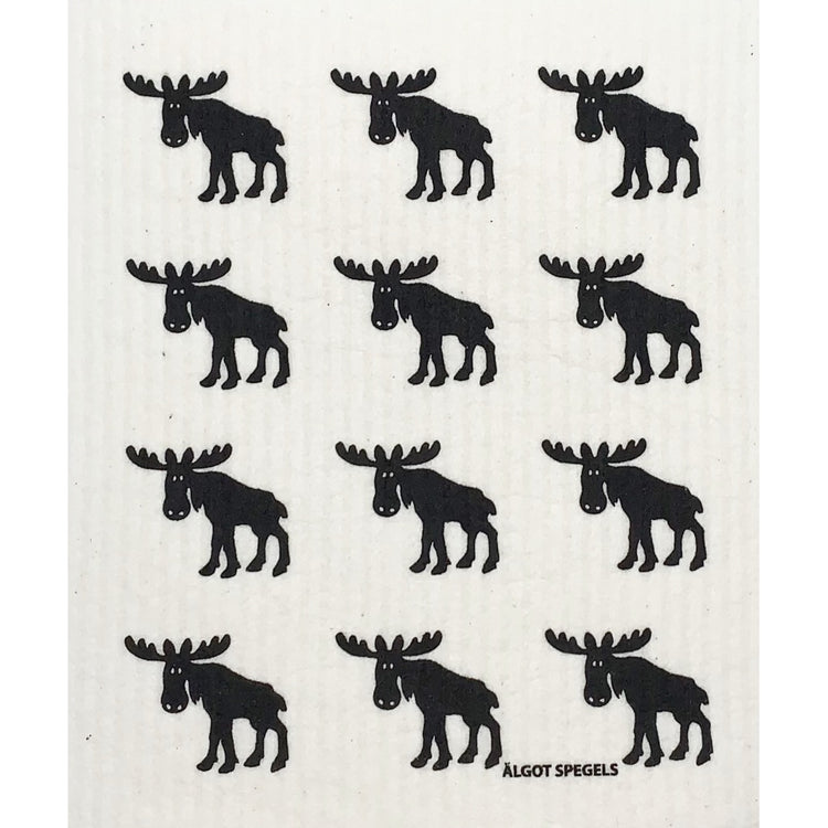 Schwammtuch_Elch_klein_schwarz_Spegels_Mys-Shop
