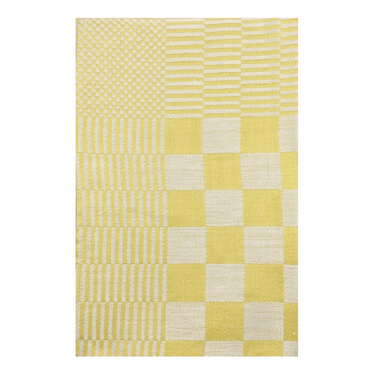 Serviette_Schackrutan_Leinen_gelb_Klaessbols_linnevaeveri_Mys_Shop