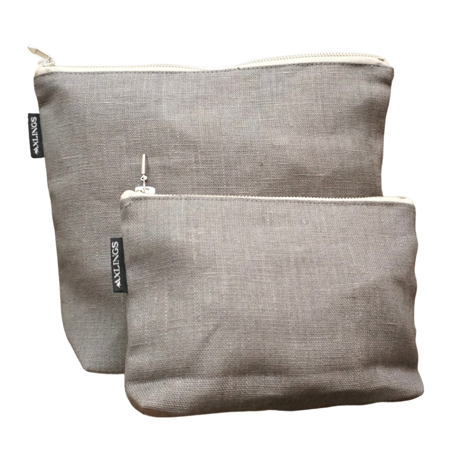 Kosmetiktasche "Struktur" - schwedenroth