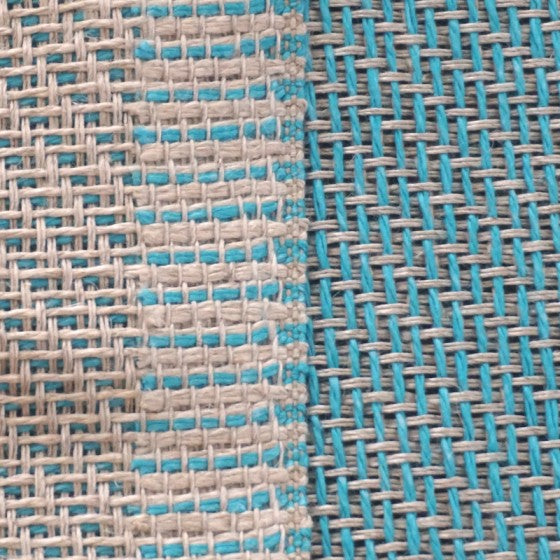 Badteppich Leinen türkis Växbolin Mys-shop