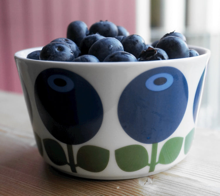 Schüssel "Blaubeere" Porzellan - schwedenroth
