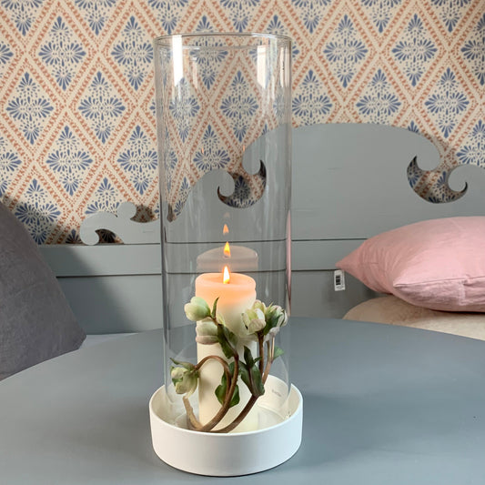 Windlicht/Zylinder „Storm“ Glas gerade