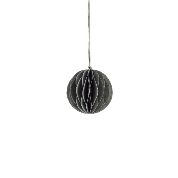 Weihnachtskugel Papier "Bona" grün
