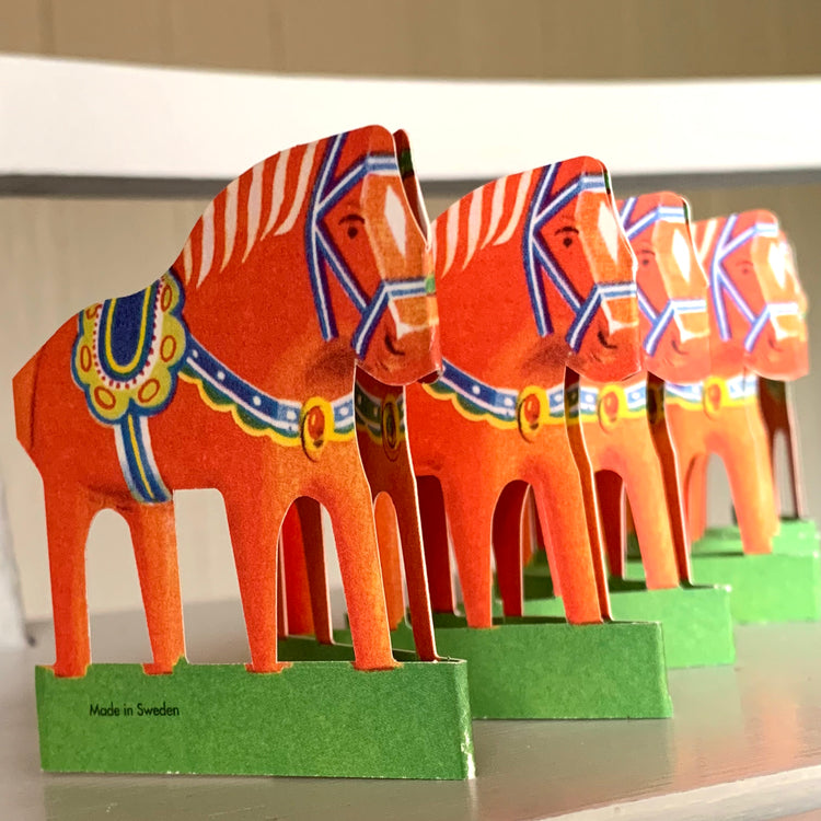 Leporello Dalahäst Papier Mys Shop