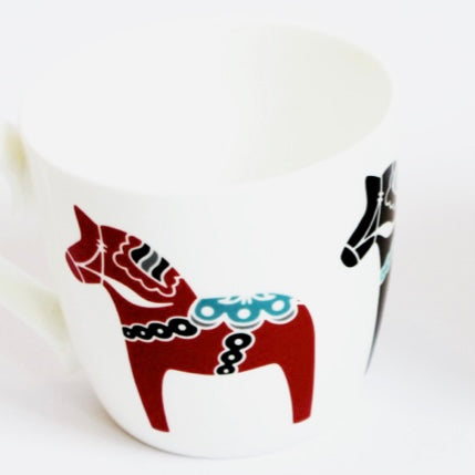 Tasse “Dalahäst“ Porzellan