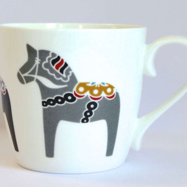 Tasse “Dalahäst“ Porzellan
