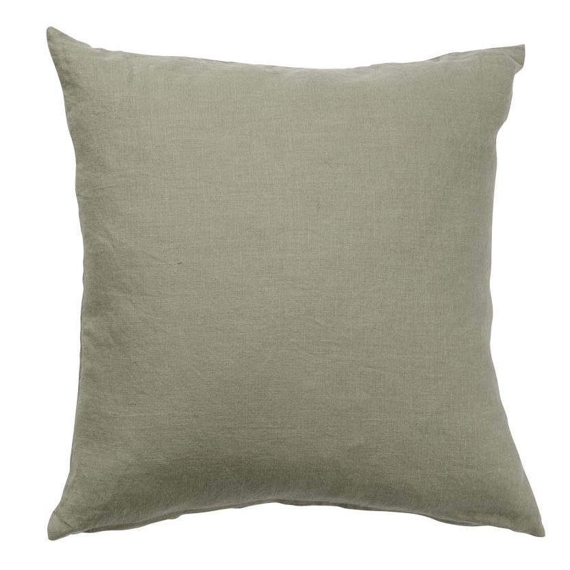 Kissen Linn grün Leinen Klippan Mys-Shop