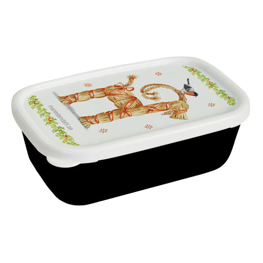 Minidose mit Julbock auf Deckel