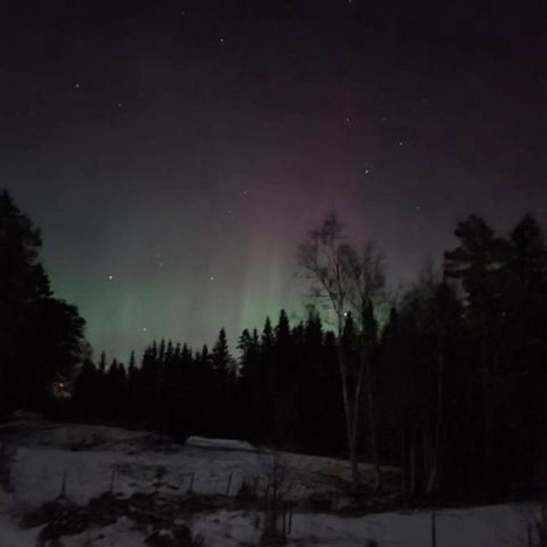 Wenn der Himmel leuchtet - das Nordlicht in Småland