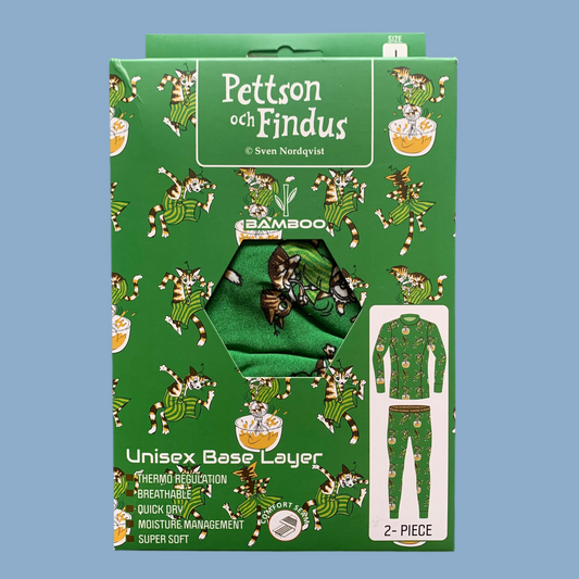 Verpackung Vorderseite der 2teiligen Funktionsunterwäsche mit Findus