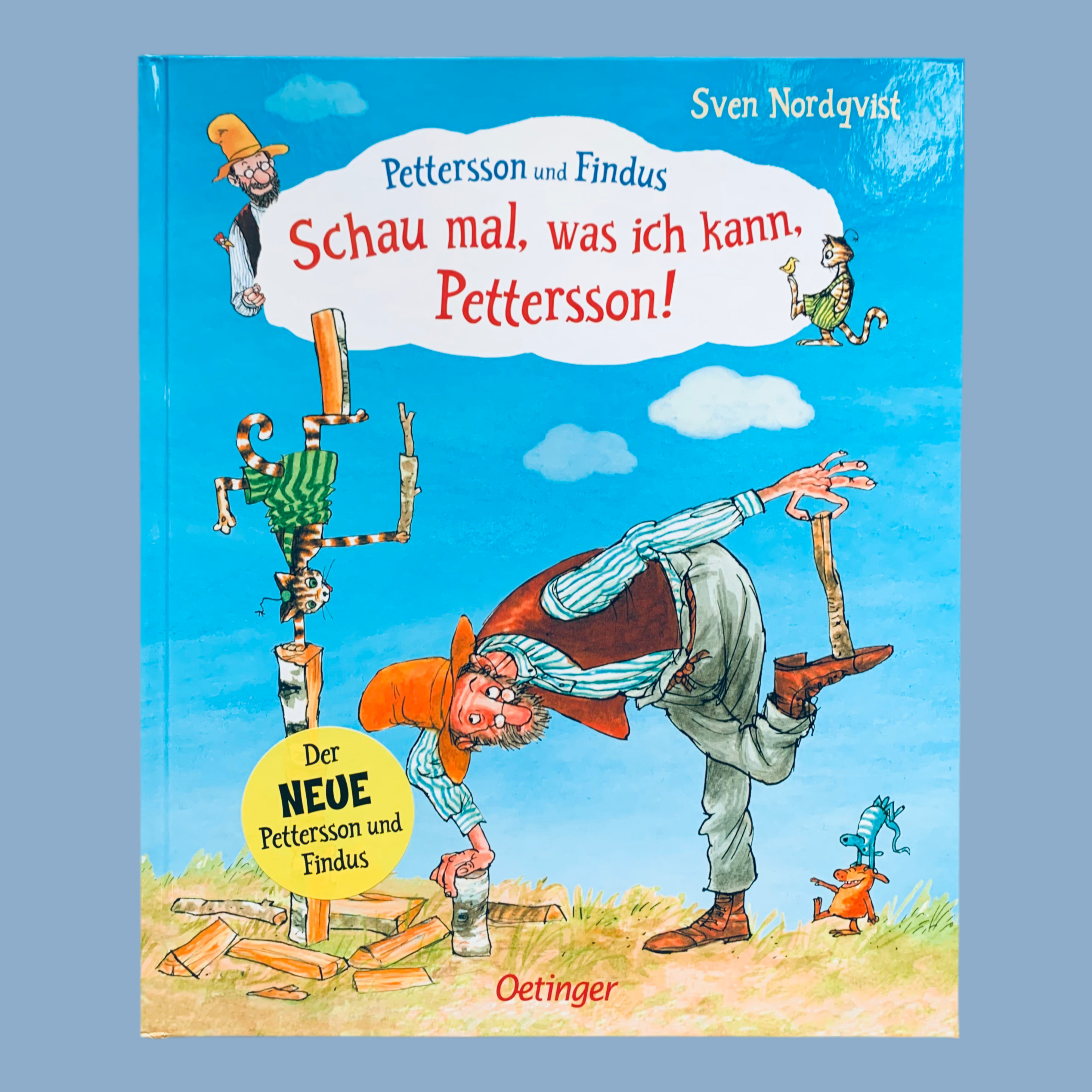 Titelseite des Buches Schau mal, Pettersson, was ich kann! von Sven Nordqvist