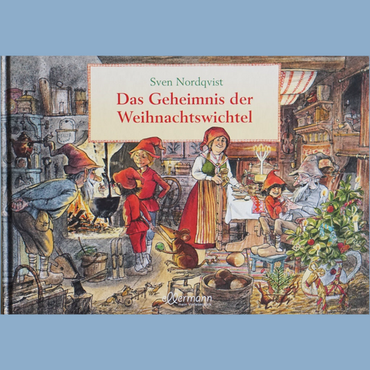Titel des Buches Das Geheimnis der Weihnachtswichtel von Sven Nordqvist