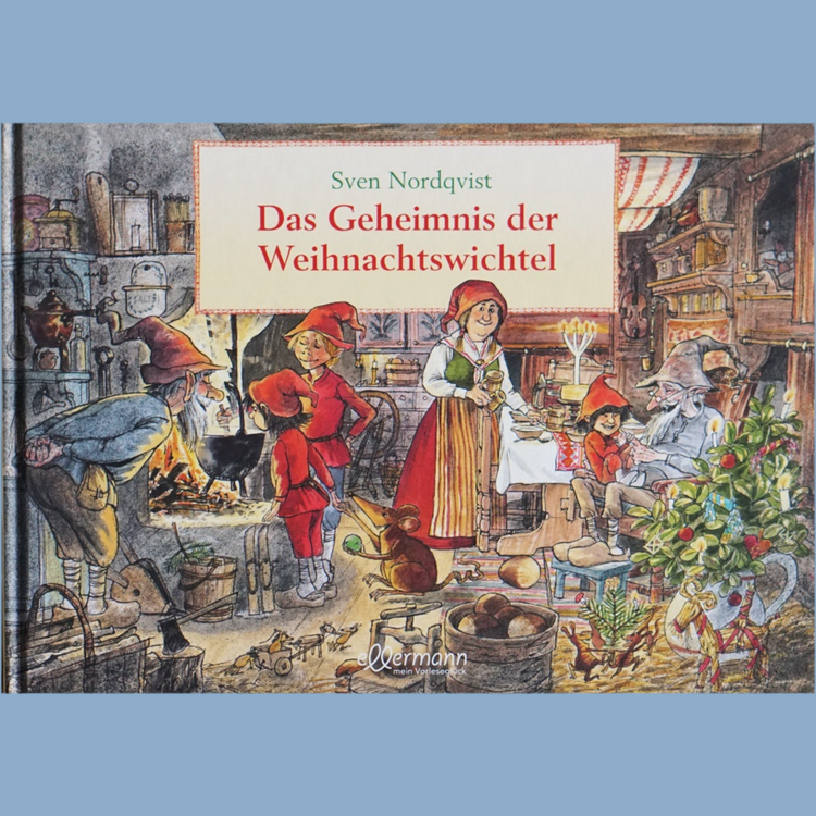 Titel des Buches Das Geheimnis der Weihnachtswichtel von Sven Nordqvist