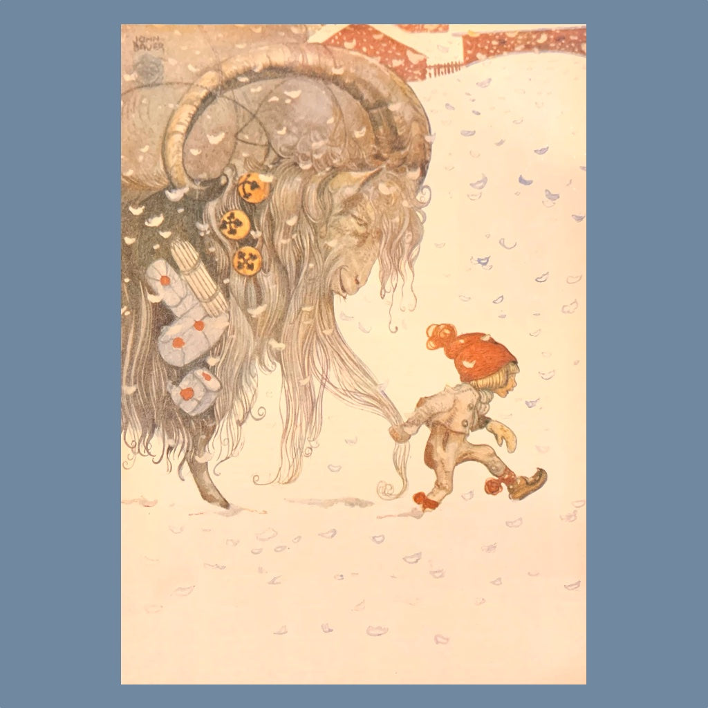 A4 Postkarte Julbocken von John Bauer