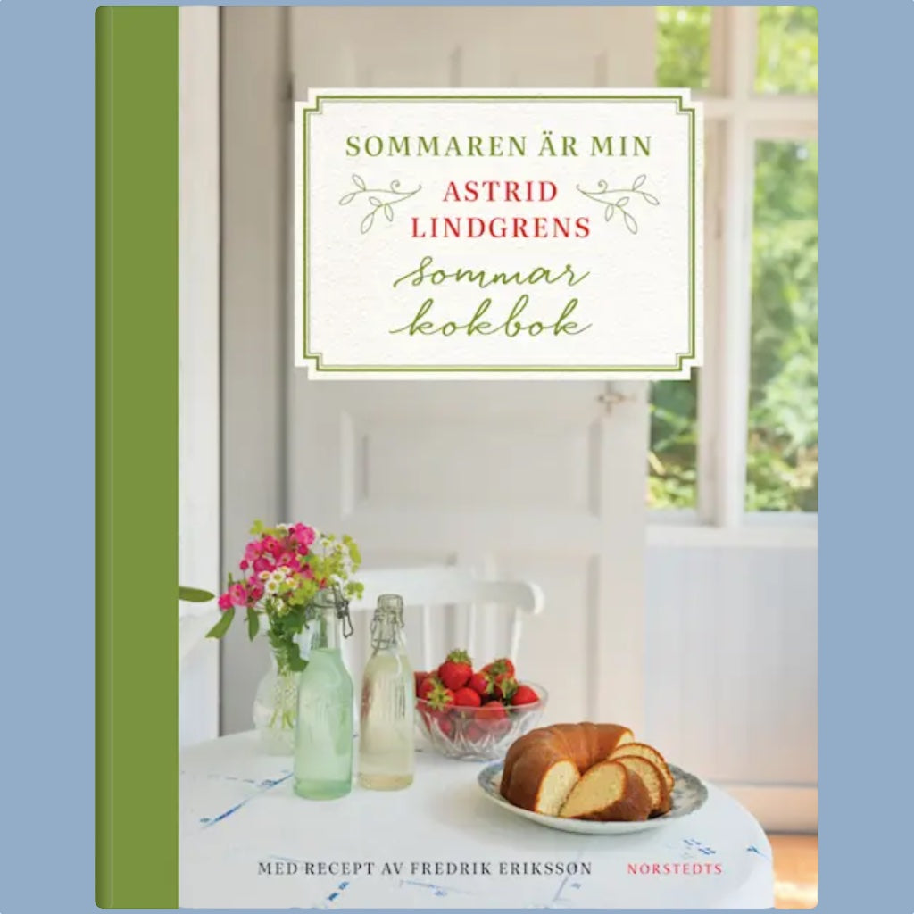 Schwedischer Titel des Kochbuches Sommaren är min - Astrid Lindgrens sommarkokbok 