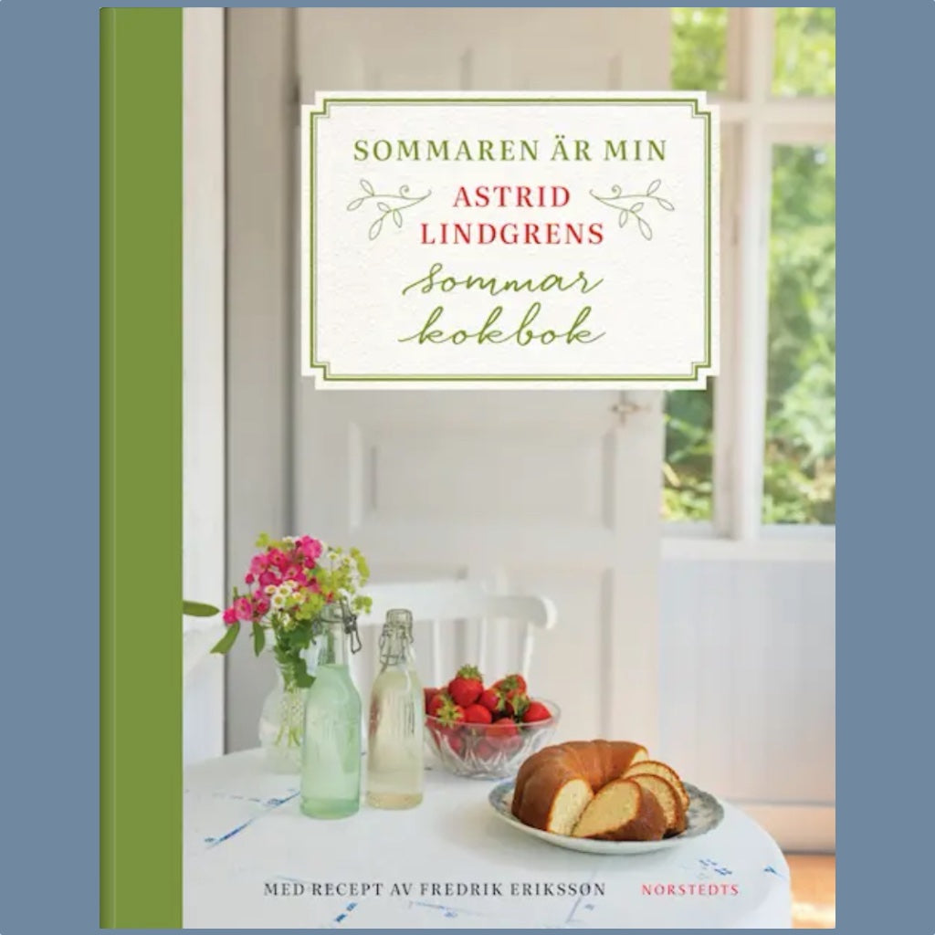 Schwedischer Titel des Kochbuches Sommaren är min - Astrid Lindgrens sommarkokbok 
