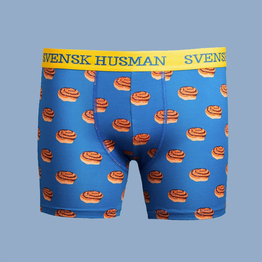Boxershorts mit Zimtschnecken aus Baumwolle von Svensk Husman erhältlich bei MYS