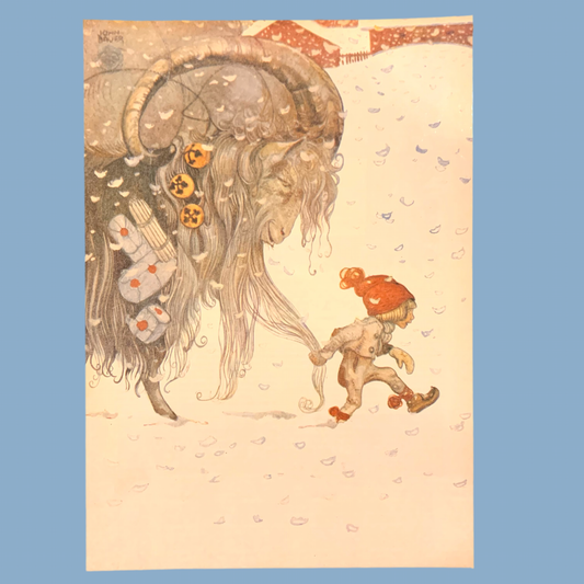 A4 Postkarte „Julbocken“ John Bauer