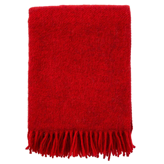 Wolldecke_Gotlandwolle_rot_Klippan_Mys_Shop