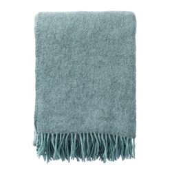 Wolldecke_Gotlandwolle_tuerkis_Klippan_Mys_Shop