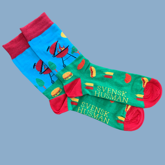Socken Grillfest um Paar liegend