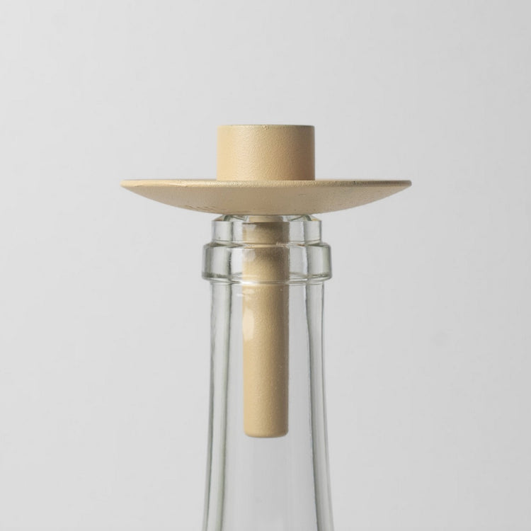 Schmaler Kerzenhalter für Flaschen verschiedene Farben