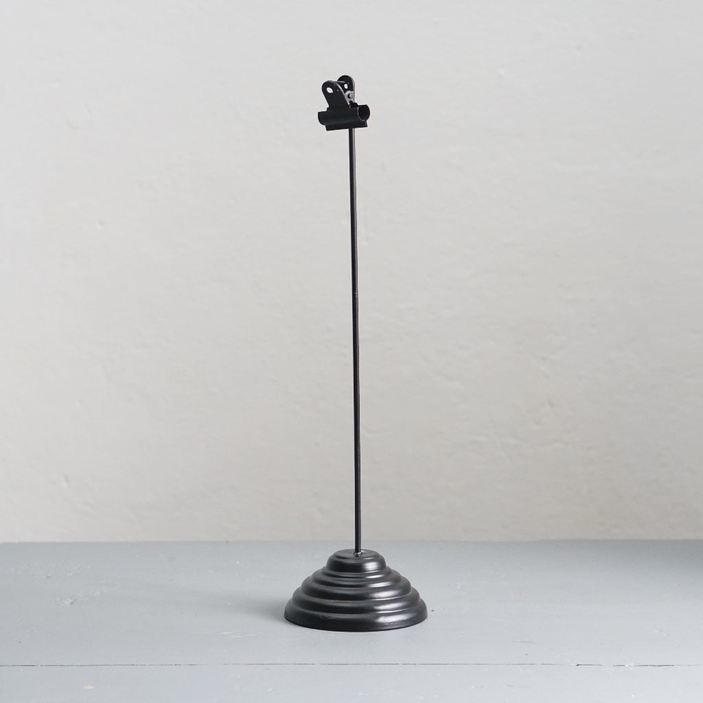 Fotohalter aus Metall in Schwarz