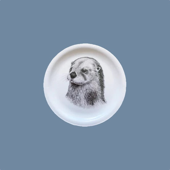 Glasuntersetzer Seppo Otter von Charlotte Nicolin