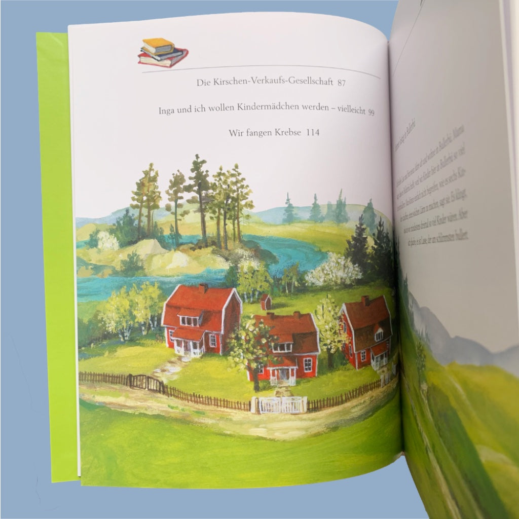 Zweiter Teil des Inhaltsverzeichnis des Buches Immer lustig in Bullerbü  von Astrid Lindgren