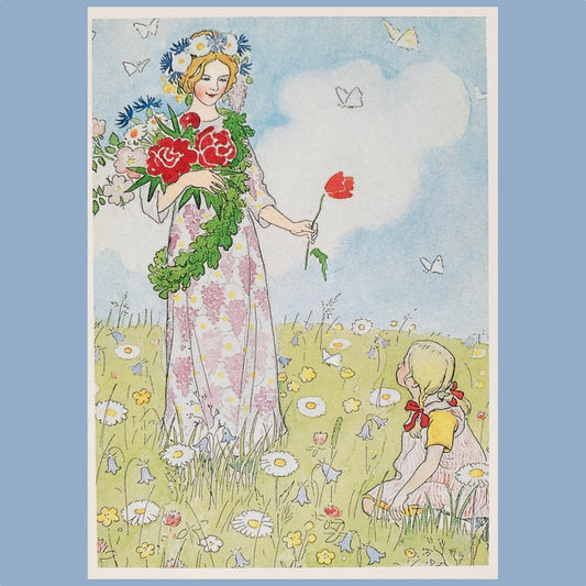 Postkarte "Mittsommerfee" Elsa Beskow