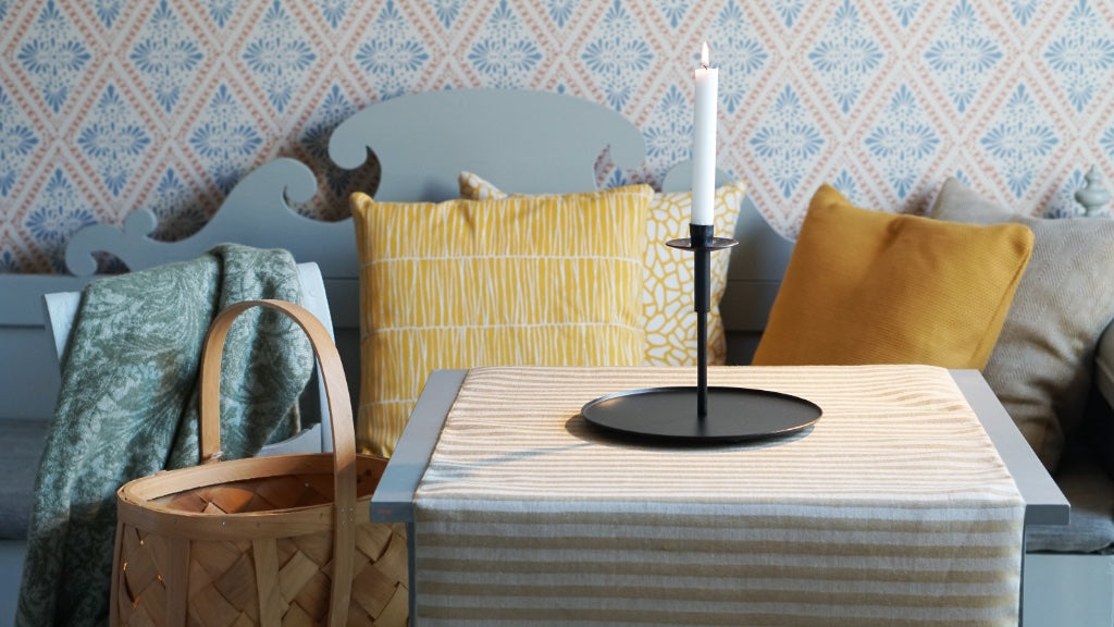 MYS Laden Interieur in Gelb