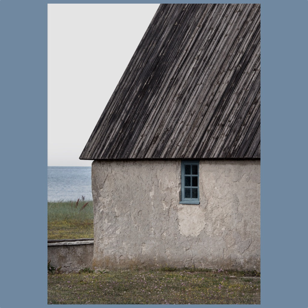 Fotoposter mit Haus auf Gotland