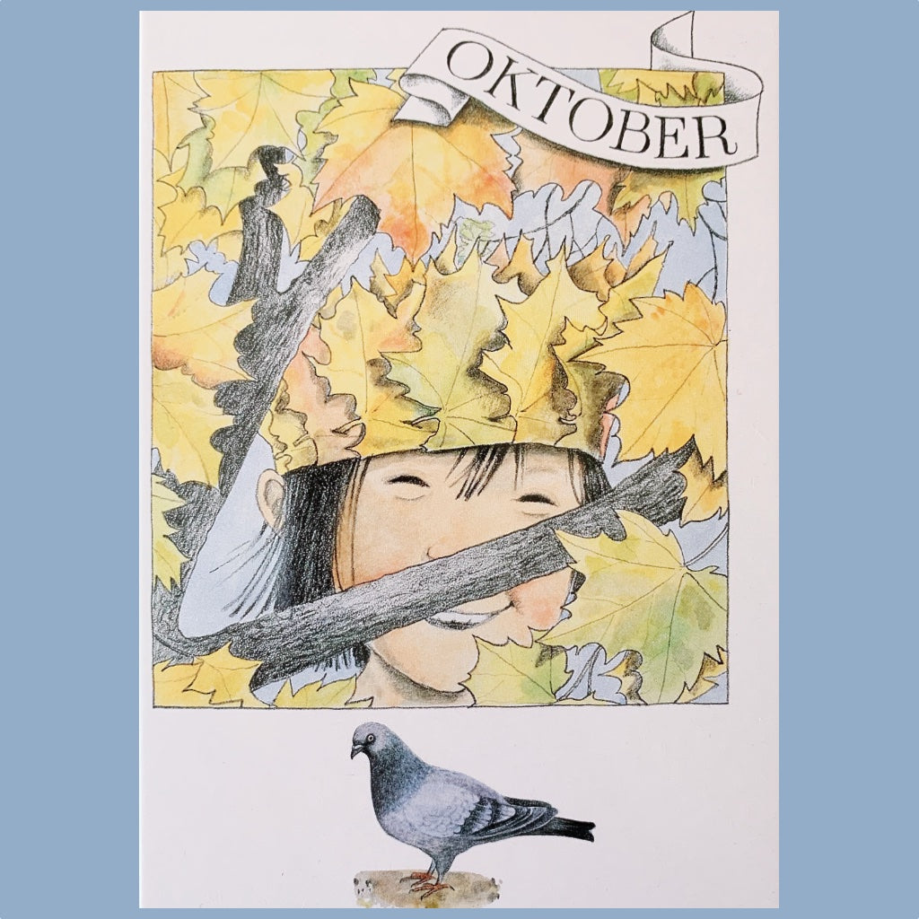 Postkarte Linneas Jahrbuch Oktober