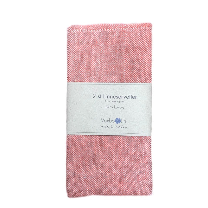 Serviette_Kupert_rot_Vaexbolin_Mys-Shop