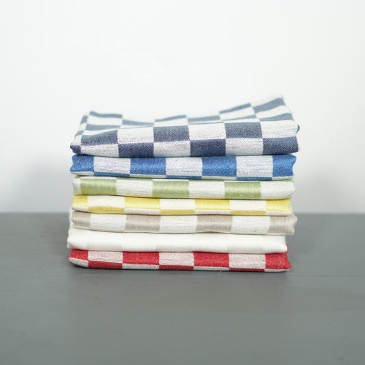 Minitischtuch/Serviette Leinen “Schackrutan“