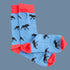 Socken mit Muster Elch von Svensk Husman erhältlich im Mys Shop