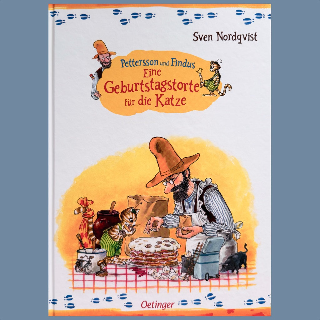 Titel des Buches Eine Geburtstagstorte für die Katze von Sven Nordqvist