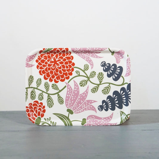 Tablett_Holz_Lily_grün_rot_Bengt_Lotta_Mys-Shop