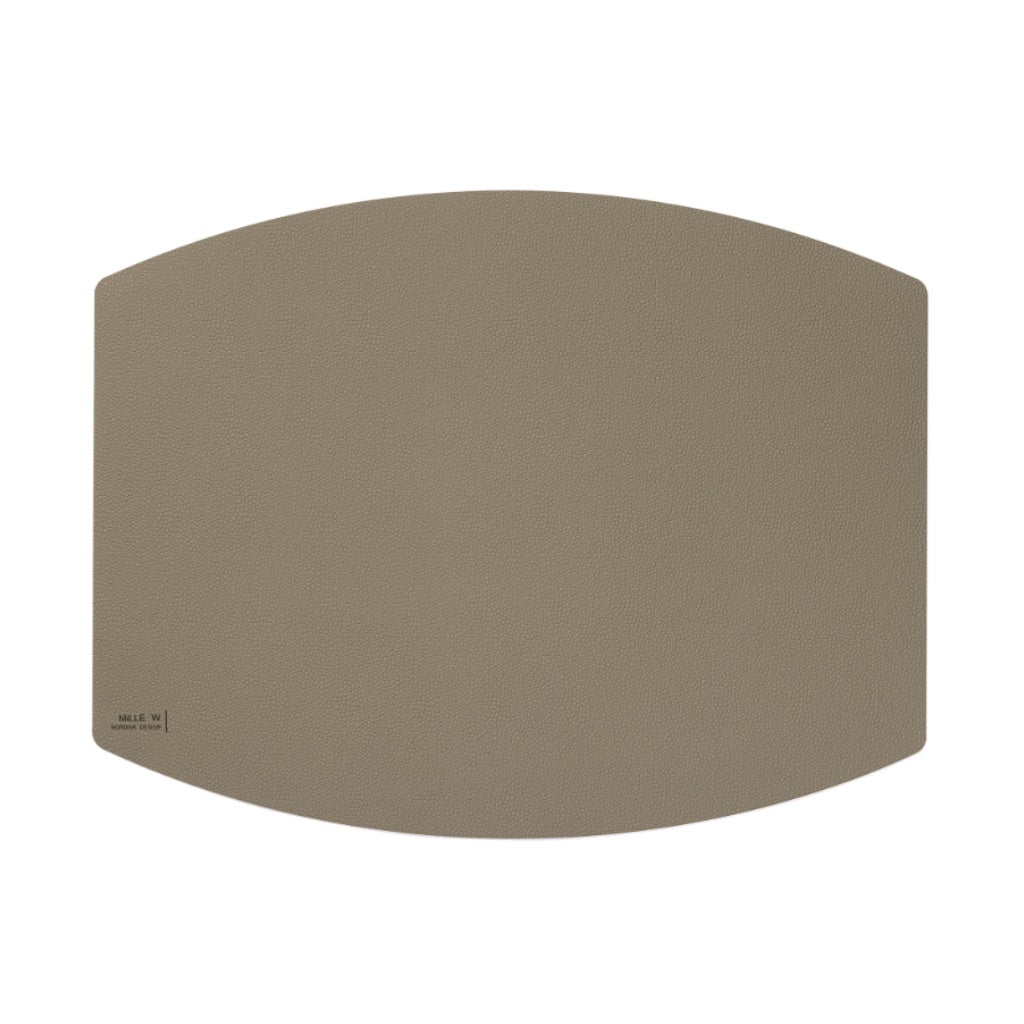 Tischset Ellipse in Grau 
