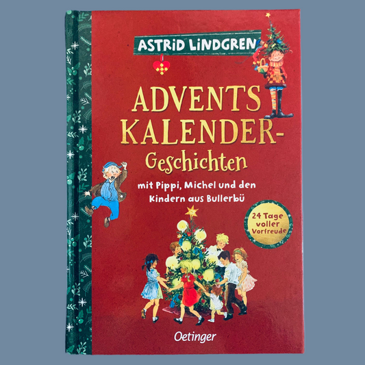 Titelseite des Buches Adventskalendergeschichten von Astrid Lindgren