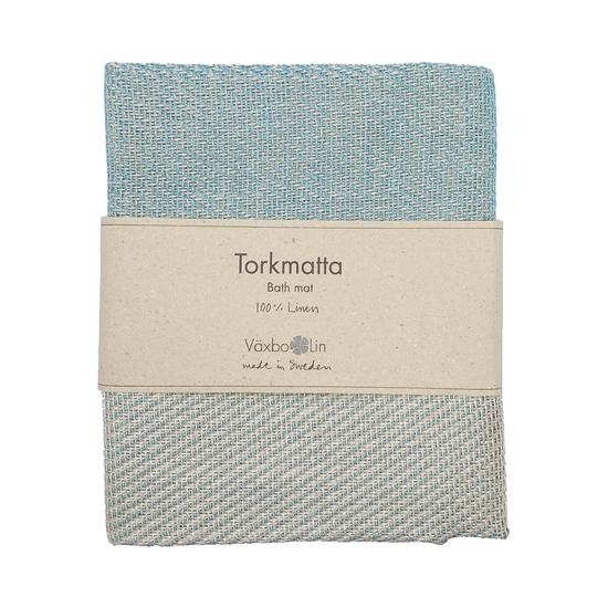 Badteppich_Torkmatta_tuerkis_Leinen_Vaexbo_Lin_Mys_Shop
